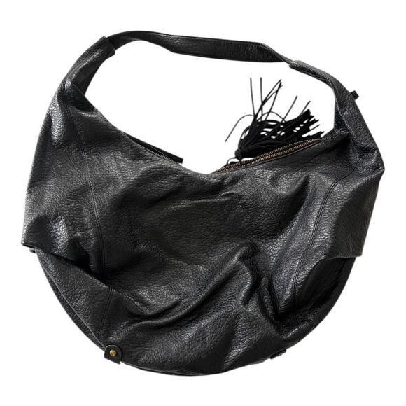 DV Dolce Vita Vegan Leather Hobo Bag Black - Picture 2 of 5